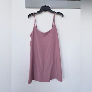 Abercrombie & Fitch Traveler Exercise Dress Blush Pink Built in Shorts Large